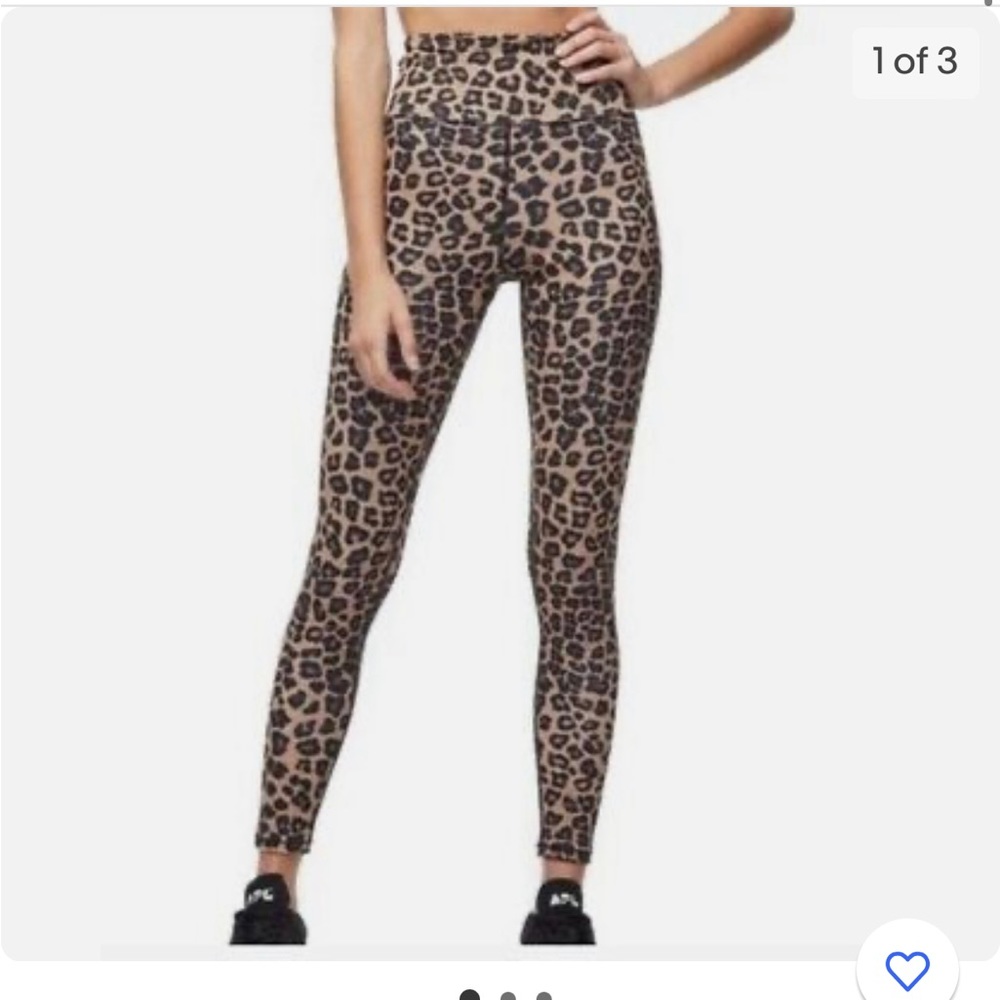 Good American Cheetah Print Performance Leggings